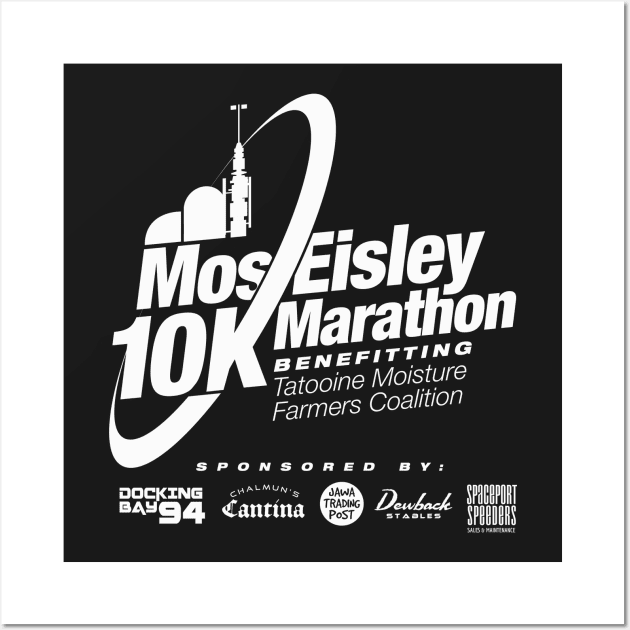 Mos Eisley 10K Wall Art by MindsparkCreative